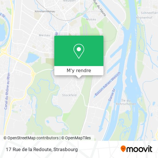 17 Rue de la Redoute plan