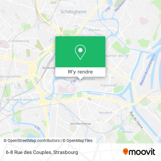 6-8 Rue des Couples plan