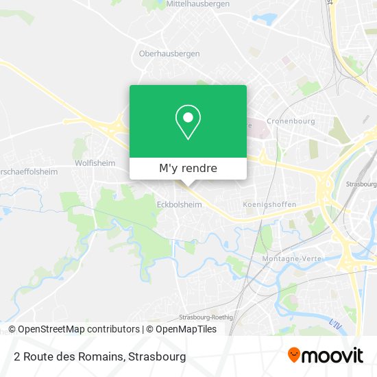 2 Route des Romains plan