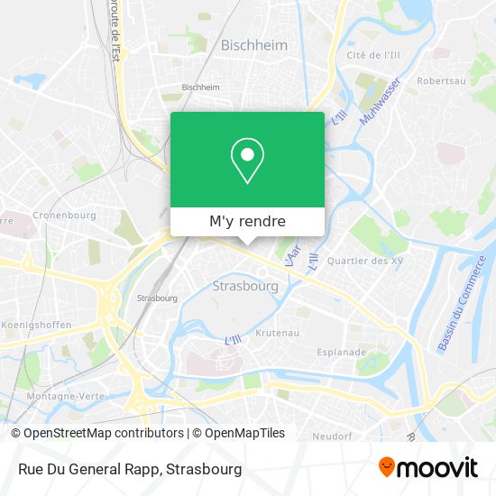 Rue Du General Rapp plan