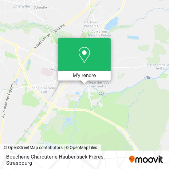 Boucherie Charcuterie Haubensack Frères plan