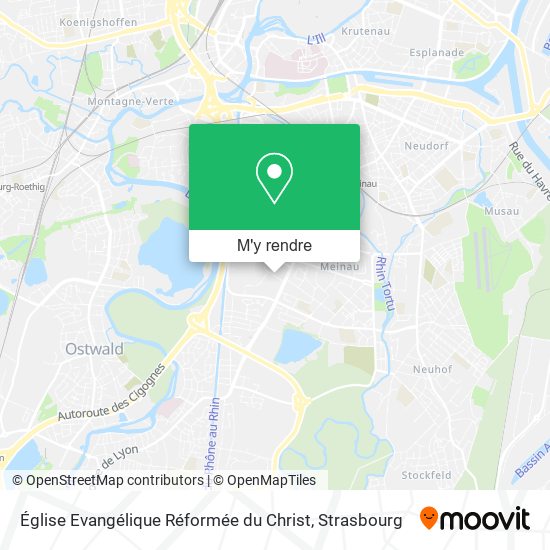 Église Evangélique Réformée du Christ plan