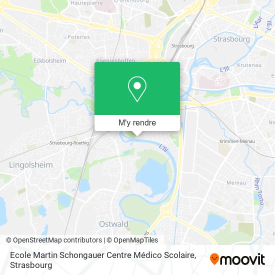 Ecole Martin Schongauer Centre Médico Scolaire plan