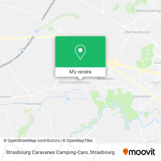 Strasbourg Caravanes Camping-Cars plan