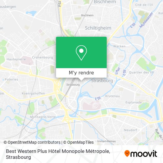Best Western Plus Hôtel Monopole Métropole plan