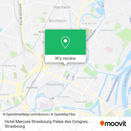 Hotel Mercure Strasbourg Palais des Congres plan