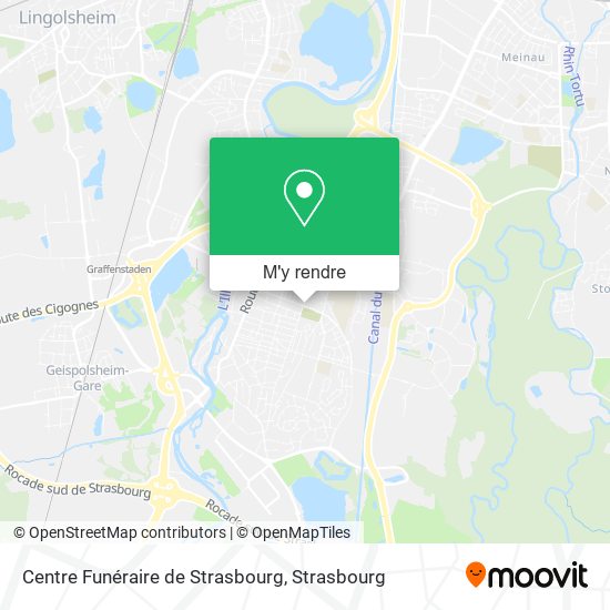 Centre Funéraire de Strasbourg plan