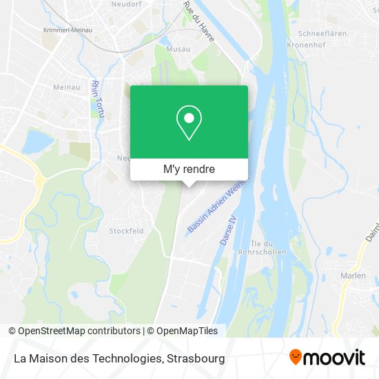La Maison des Technologies plan