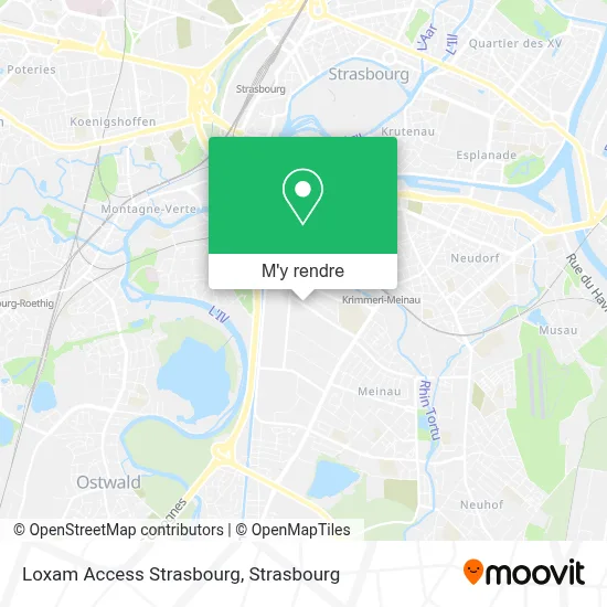 Loxam Access Strasbourg plan