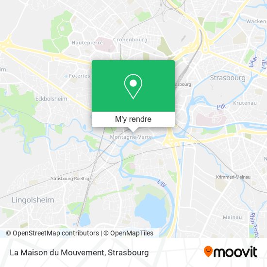 La Maison du Mouvement plan