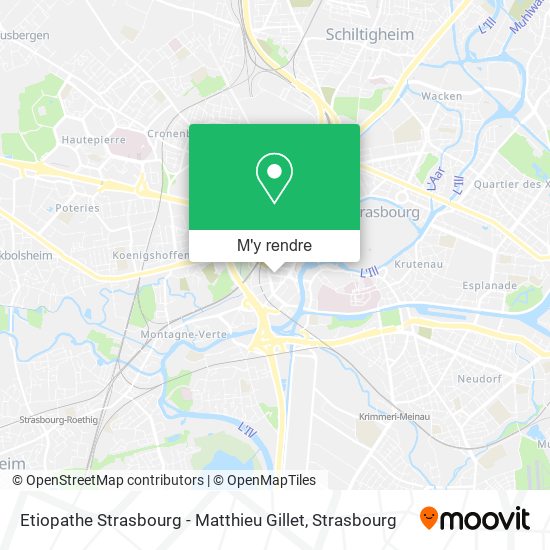 Etiopathe Strasbourg - Matthieu Gillet plan