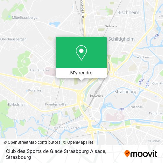 Club des Sports de Glace Strasbourg Alsace plan