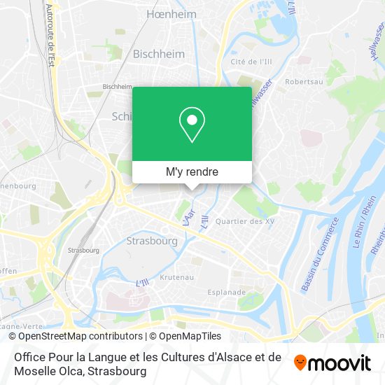 Office Pour la Langue et les Cultures d'Alsace et de Moselle Olca plan