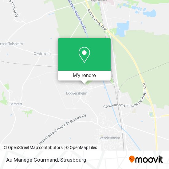 Au Manège Gourmand plan