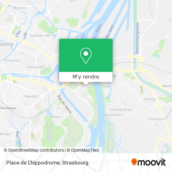 Place de L'hippodrome plan