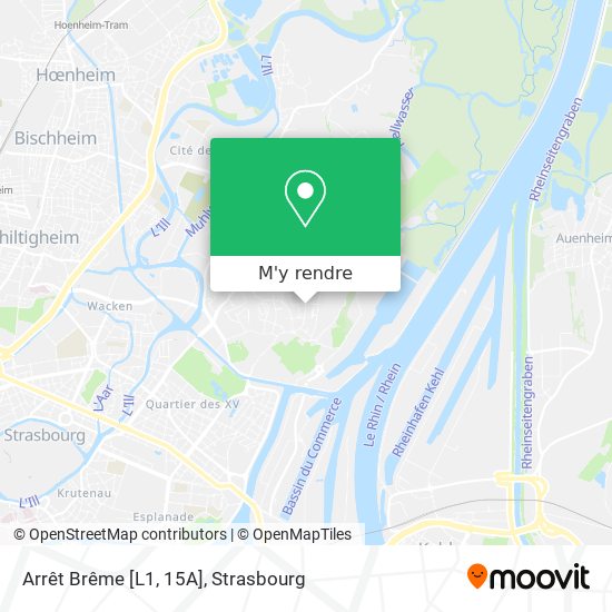 Arrêt Brême [L1, 15A] plan