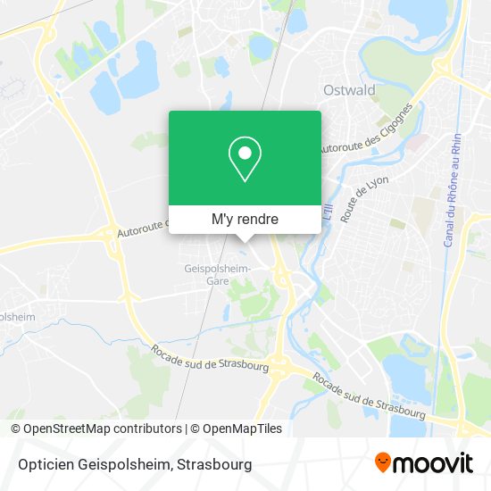 Opticien Geispolsheim plan