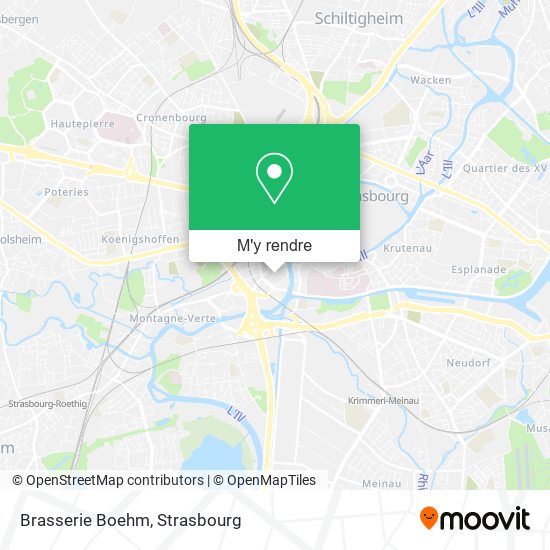 Brasserie Boehm plan
