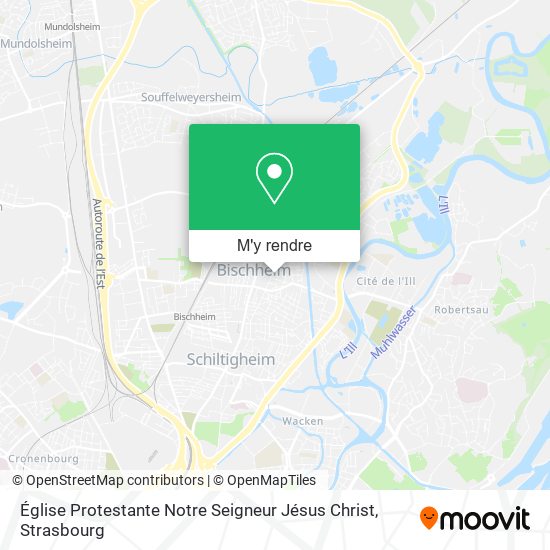 Église Protestante Notre Seigneur Jésus Christ plan