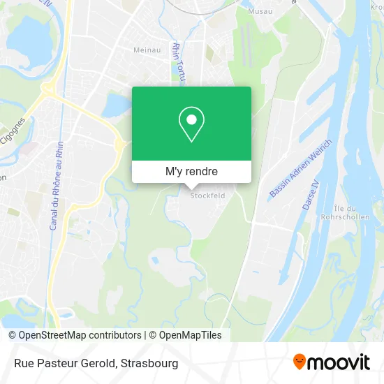 Rue Pasteur Gerold plan