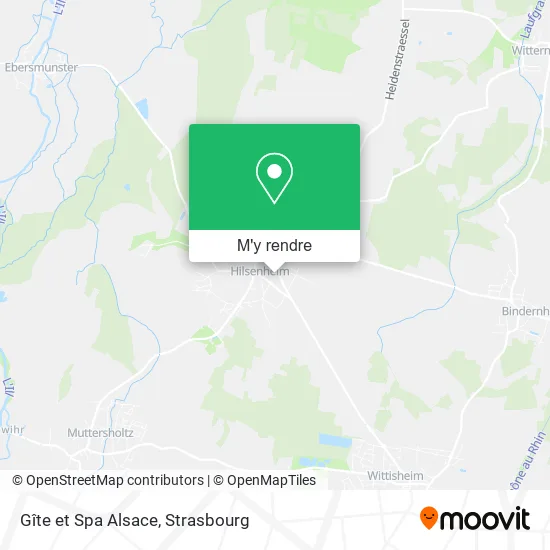 Gîte et Spa Alsace plan