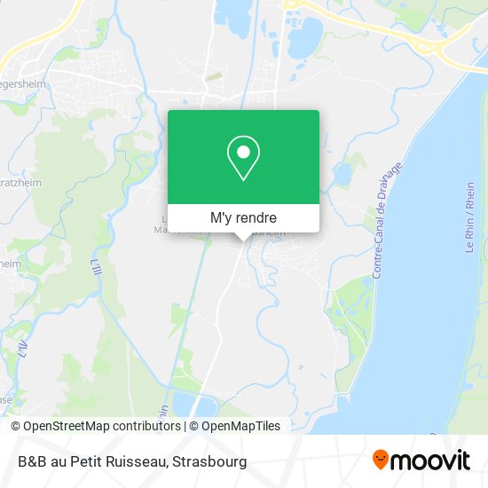 B&B au Petit Ruisseau plan