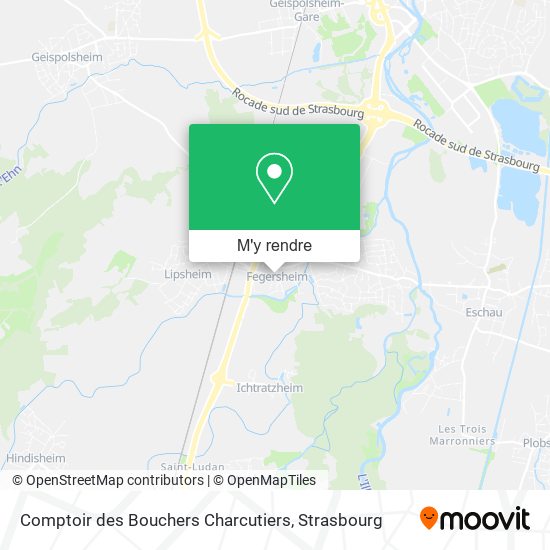 Comptoir des Bouchers Charcutiers plan
