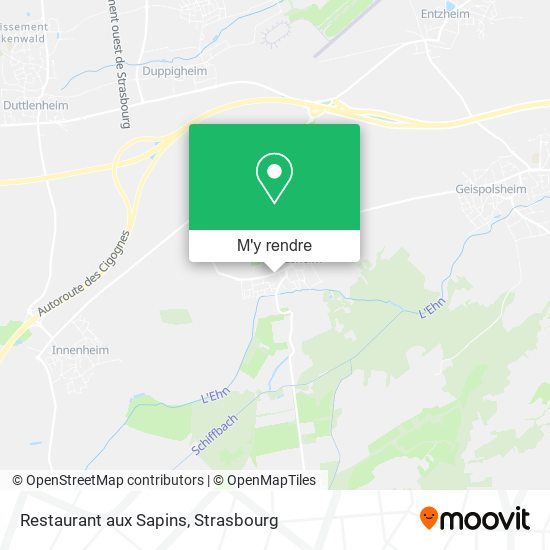 Restaurant aux Sapins plan