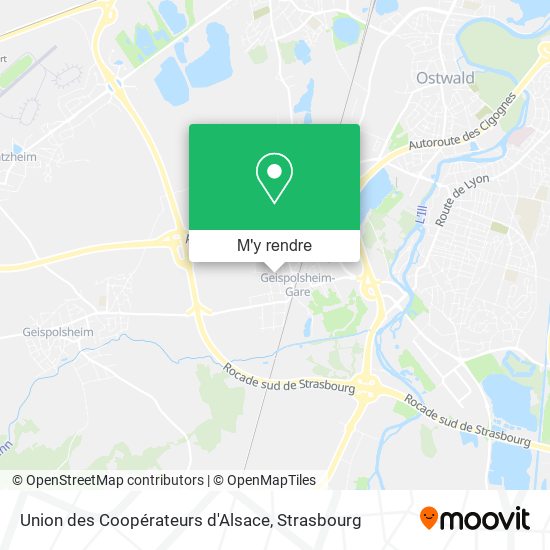 Union des Coopérateurs d'Alsace plan