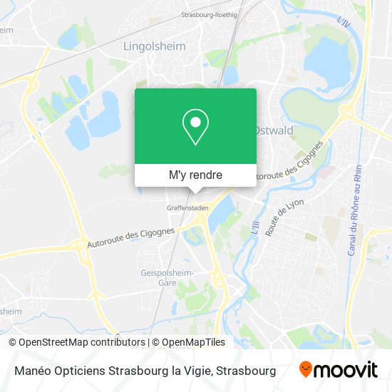 Manéo Opticiens Strasbourg la Vigie plan