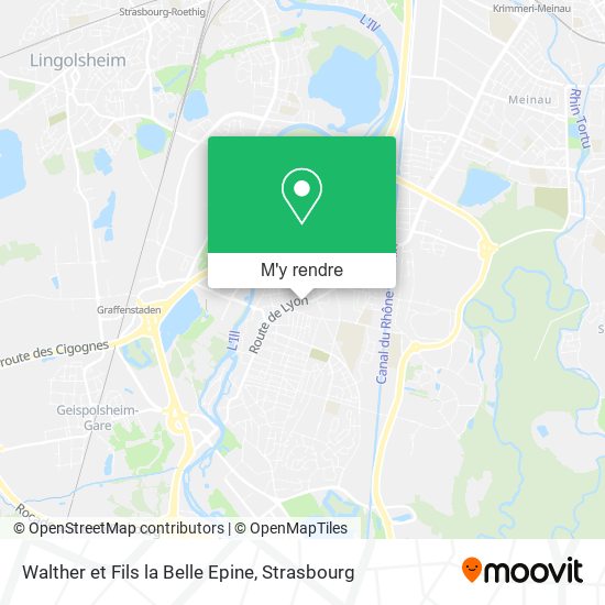 Walther et Fils la Belle Epine plan