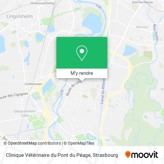 Clinique Vétérinaire du Pont du Péage plan