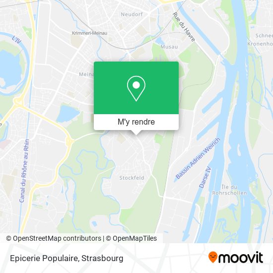Epicerie Populaire plan