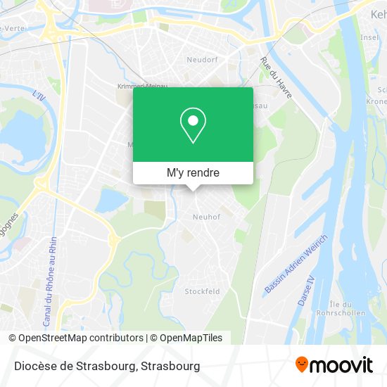 Diocèse de Strasbourg plan