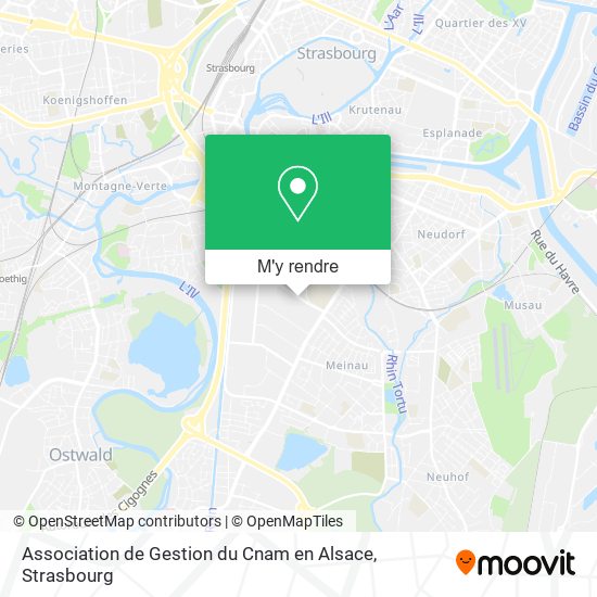 Association de Gestion du Cnam en Alsace plan