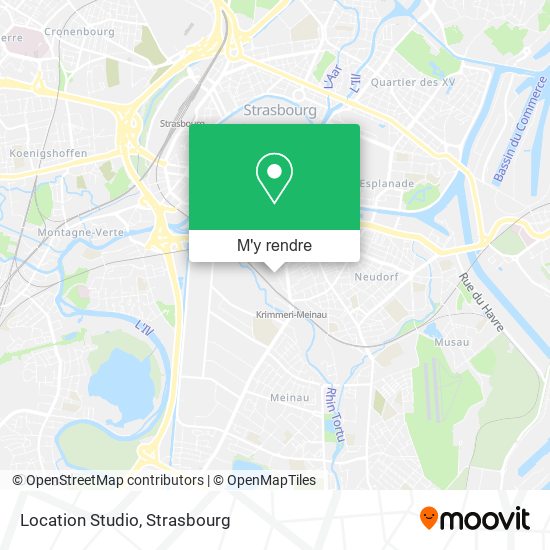 Location Studio plan