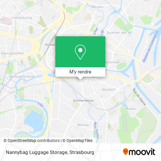 Nannybag Luggage Storage plan