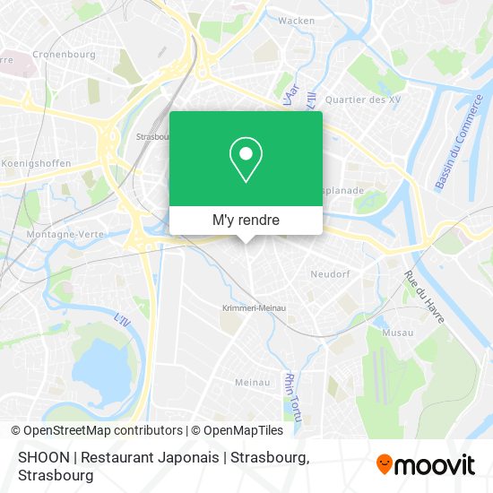 SHOON | Restaurant Japonais | Strasbourg plan