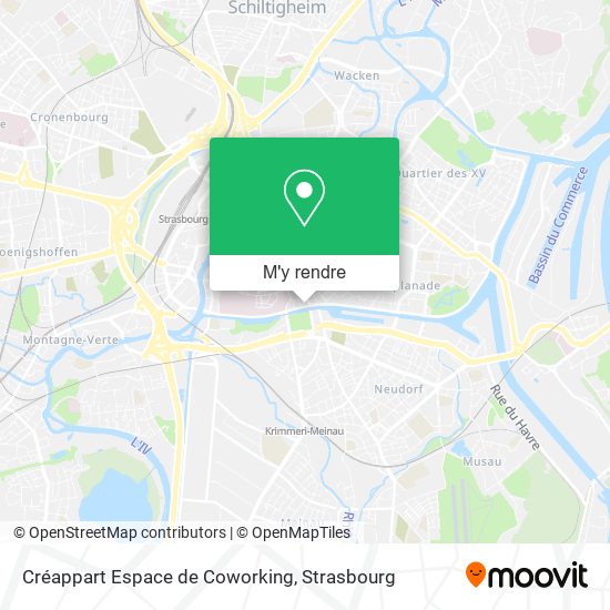 Créappart Espace de Coworking plan