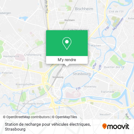 Station de recharge pour véhicules électriques plan