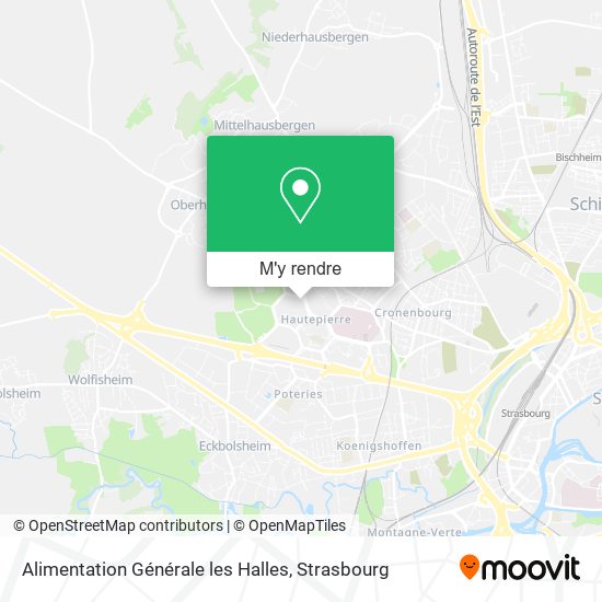Alimentation Générale les Halles plan