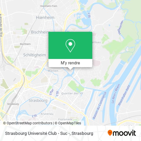 Strasbourg Université Club - Suc - plan