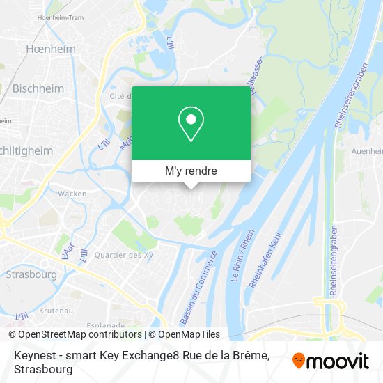 Keynest - smart Key Exchange8 Rue de la Brême plan