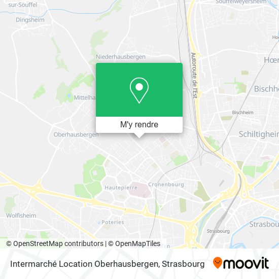 Intermarché Location Oberhausbergen plan