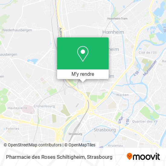 Pharmacie des Roses Schiltigheim plan