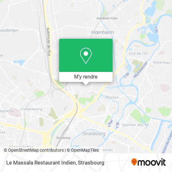 Le Massala Restaurant Indien plan