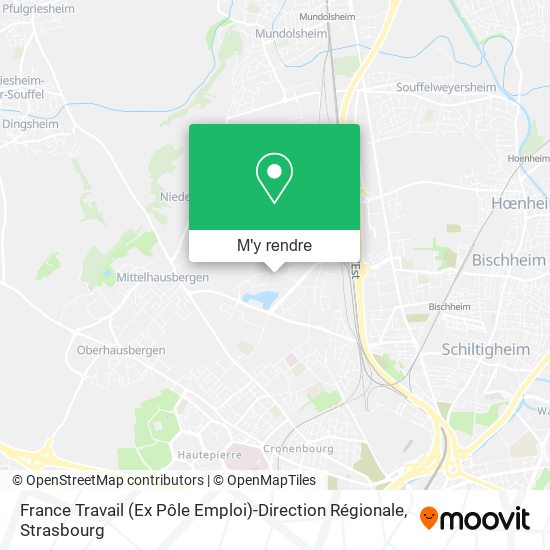 France Travail (Ex Pôle Emploi)-Direction Régionale plan