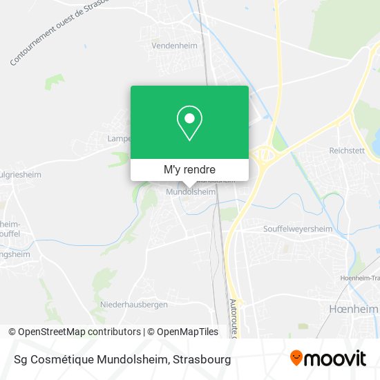 Sg Cosmétique Mundolsheim plan