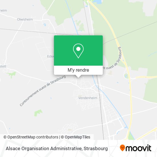 Alsace Organisation Administrative plan
