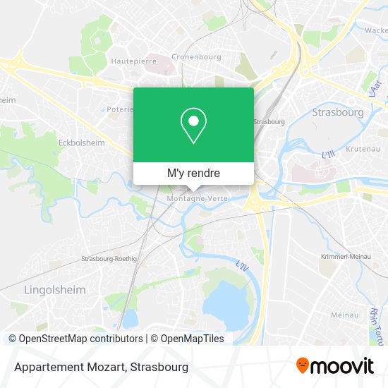 Appartement Mozart plan
